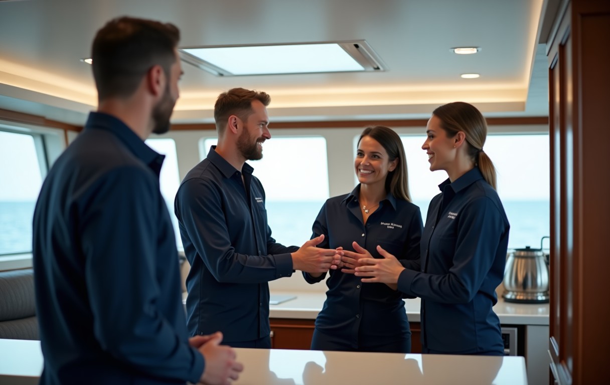 Equipaggio professionale yacht — Sfide e soluzioni nella gestione di un equipaggio internazionale Equipaggio professionale yacht — Sfide e soluzioni nella gestione di un equipaggio internazionale