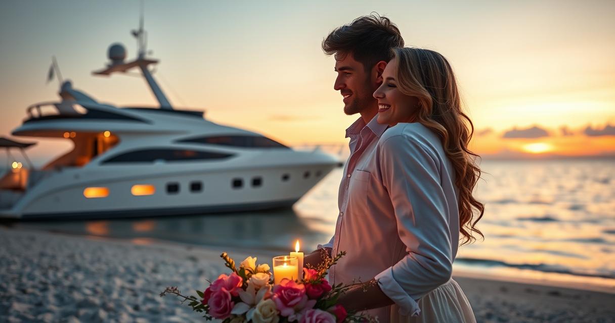 Yacht charter romantico — Raccomandazioni per un charter romantico indimenticabile