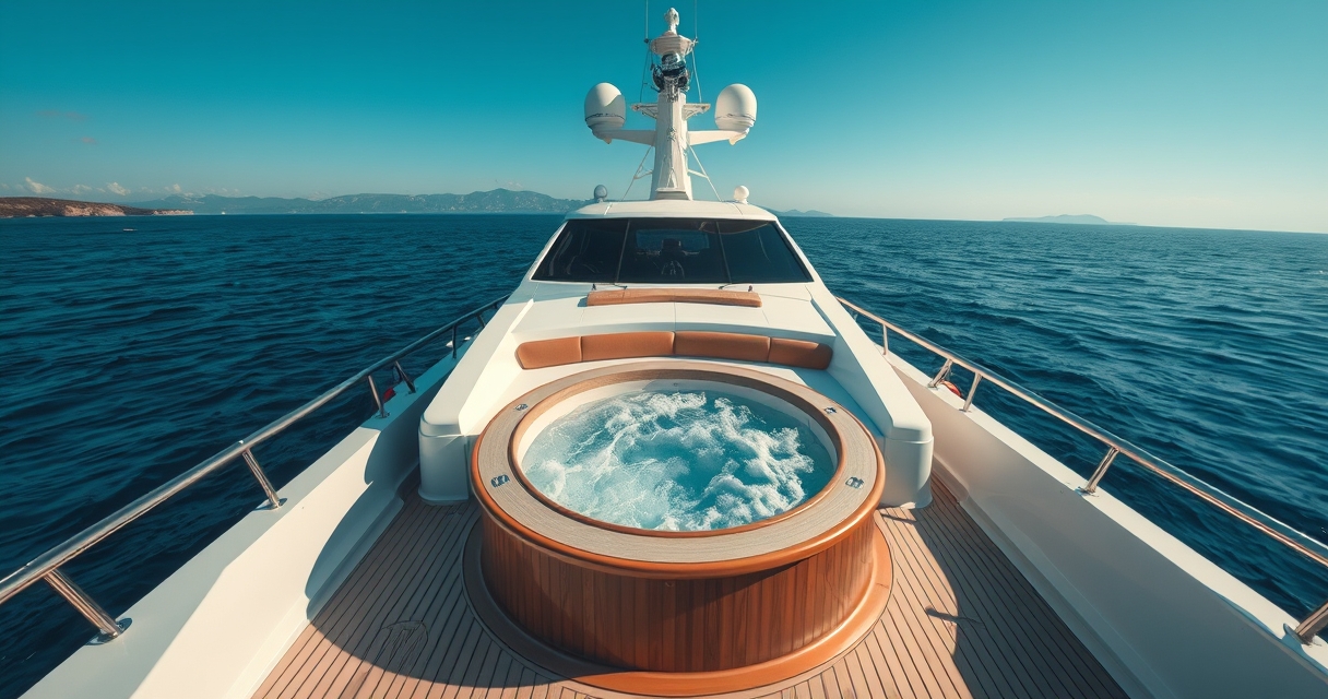 Yacht con jacuzzi